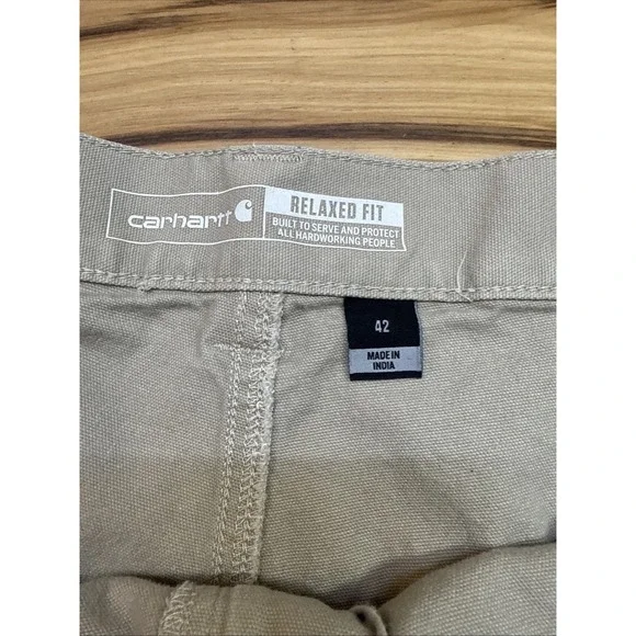 Carhartt 103652 Men's Relaxed Fit Canvas Utility Work Short Size 42x11 - Picture 2 of 7